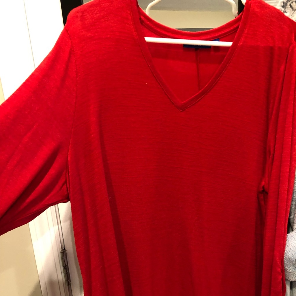 Red sweater